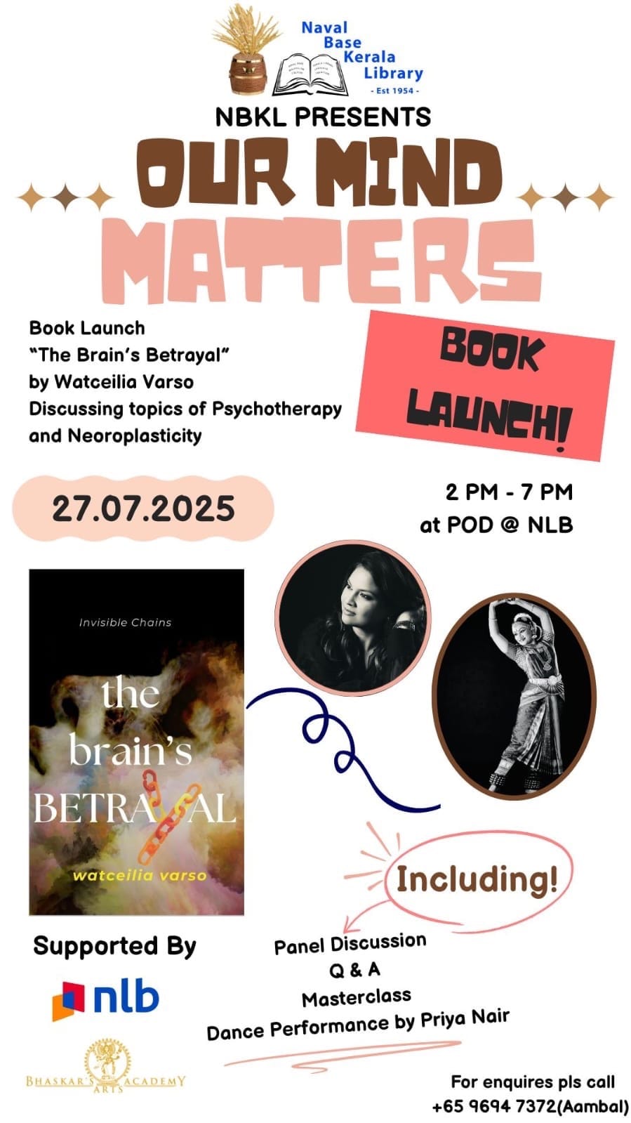 NBKL to Host “Our Mind Matters” Event Featuring Book Launch and Cultural Programmes