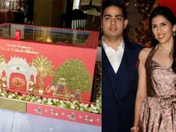 കൃഷ്ണന്‍റേയും രാധയുടെയും പ്രണയത്താൽ പൊതിഞ്ഞ  ആകാശ് അംബാനിയുടെ വിവാഹക്ഷണക്കത്ത് വൈറലാകുന്നു