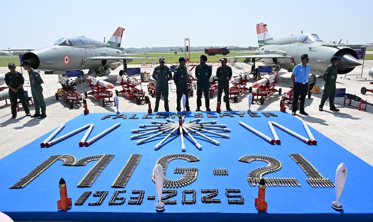 MiG 21 added many proud moments in military aviation journey: Rajnath