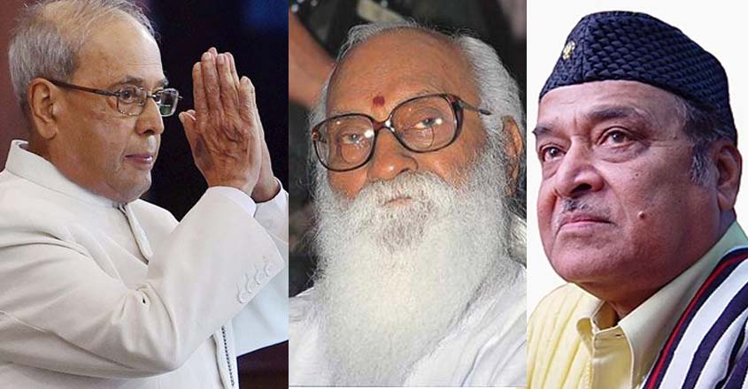 പ്രണബ് മുഖര്‍ജി,നാനജി ദേശ്മുഖ്, ഭൂപന്‍ ഹസാരിക എന്നിവര്‍ക്ക് ഭാരതരത്ന