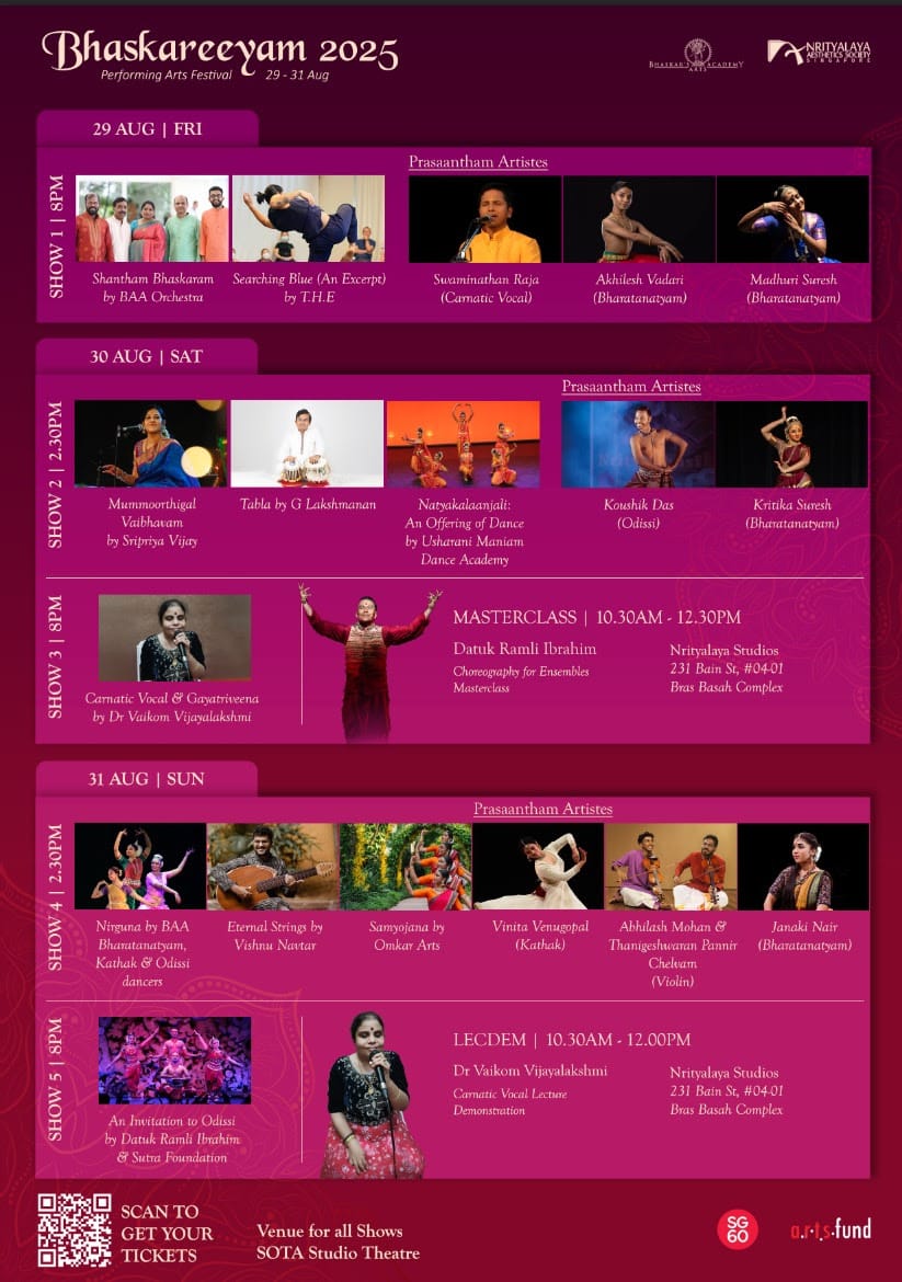 Dr. Vaikom Vijayalakshmi to Perform at Bhaskareeyam 2025 on August 30