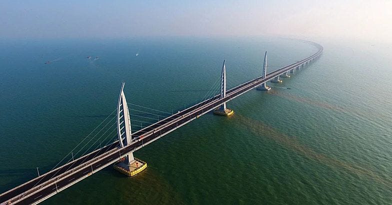 ലോകത്തിലെ ഏറ്റവും നീളമുള്ള കടല്‍പാലം ചൈനയില്‍ വരുന്നു