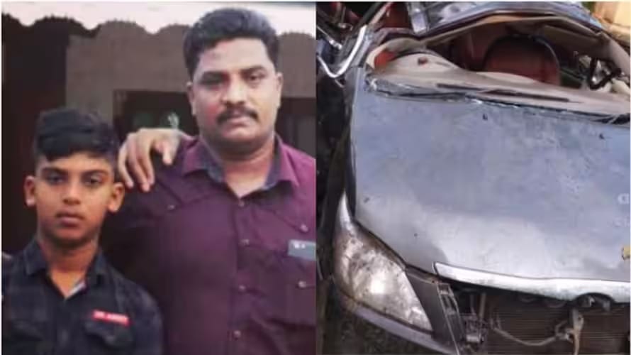 മൈസൂരുവിലേക്ക് പോകവെ ഇന്നോവ കാർ അപകടത്തിൽപ്പെട്ടു; മലപ്പുറം സ്വദേശികളായ പിതാവിനും മകനും ദാരുണാന്ത്യം