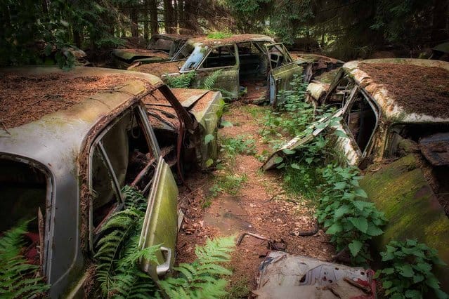 72 വര്‍ഷങ്ങള്‍ക്ക് മുന്പ് പോയ ഉടമകളെ കാത്ത് കാറുകളുടെ ഒരു സ്മശാനം