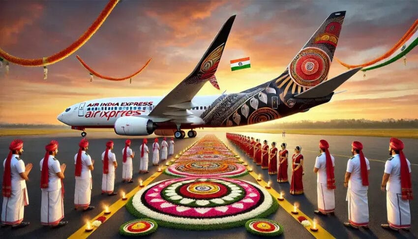 ആകാശത്ത് ഓണസദ്യയുമായി എയർ ഇന്ത്യ