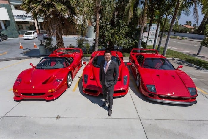 ഫെരാരി രാജാവ്; 330 കോടി  മൂല്യമുള്ള ഫെരാരി ശേഖരത്തിന്റെ ഉടമയെ പരിചയപെടാം