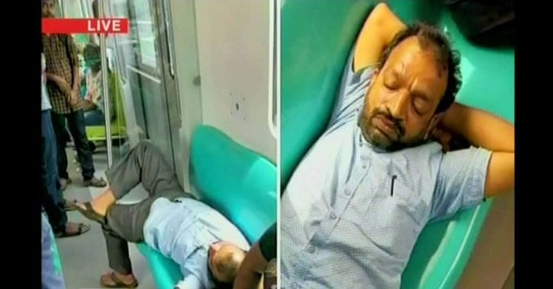 സോഷ്യല്‍മീഡിയയുടെ പുതിയ ഇര; മെട്രോയില്‍ കിടന്നതിന്റെ പേരില്‍ ഭിന്നശേഷിക്കാരനെ സമൂഹമാധ്യമത്തിലൂടെ അപമാനിച്ച സംഭവം; അന്വേഷണത്തിനു ഉത്തരവ്