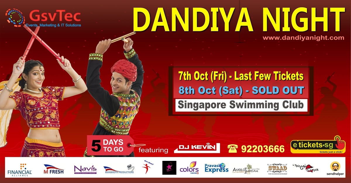 Dandiya Night on 7th October 2016