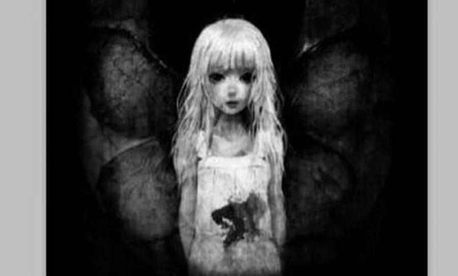 'മറിയം', കറുത്ത പശ്ചാത്തലത്തില്‍ വെള്ളത്തലമുടിയുമായി നില്‍ക്കുന്ന ഈ പെണ്‍കുട്ടിയെ സൂക്ഷിക്കുക