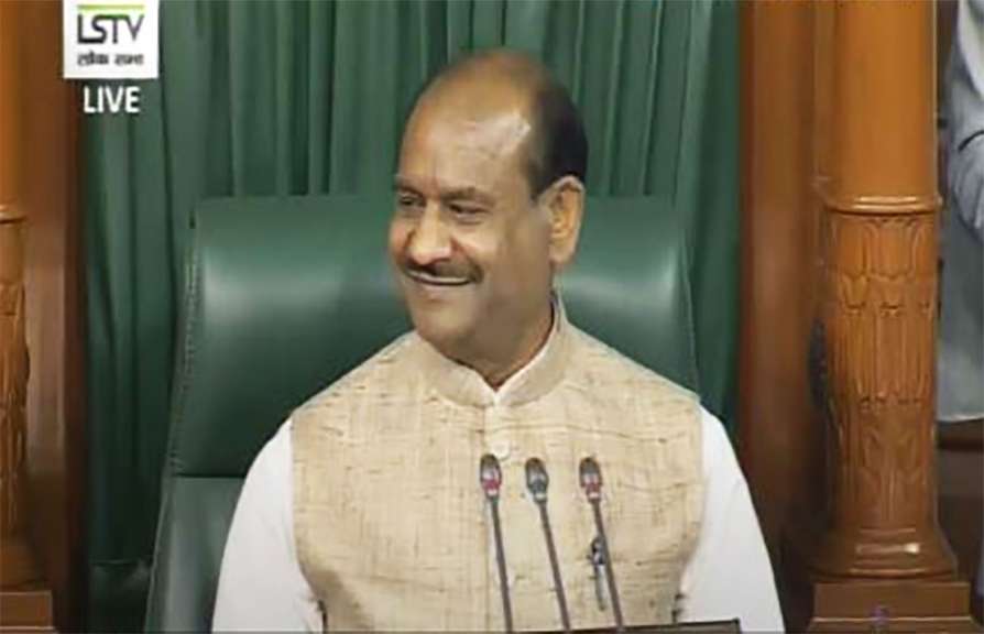 ഓം ബിര്‍ള ലോക്സഭാ സ്പീക്കറായി ചുമതലയേറ്റു