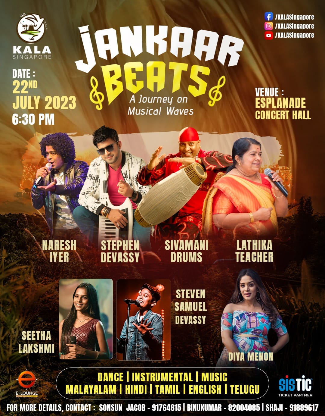Jankaar Beats – Journey on Musical Waves by Kala Singapore on 22nd July