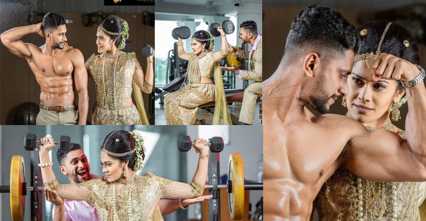 ഈ കല്യാണ ഫോട്ടോ വേറെ ലെവലാണ്; വൈറലായി ചിത്രങ്ങൾ