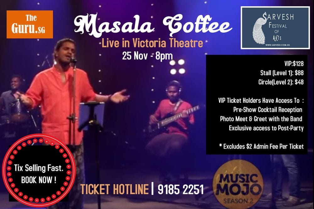 "Masala Coffee" to perform at Sarvesh Festival of Arts on 25 Nov 2016