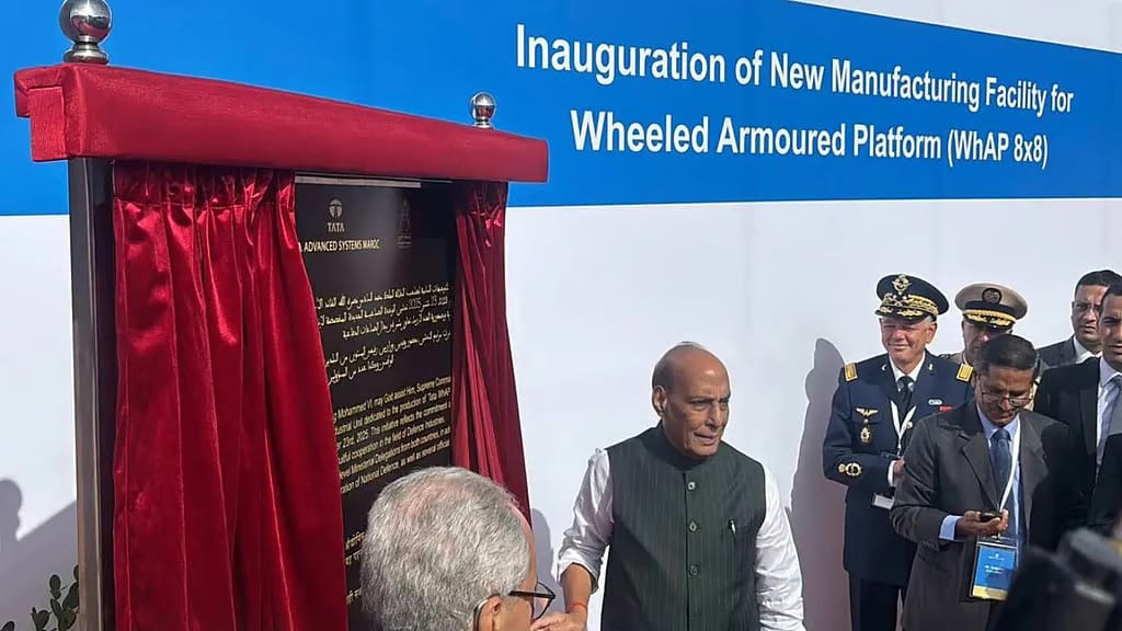 Rajnath Singh inaugurates Tata Advanced System Ltd's manufacturing plant in Morocco
