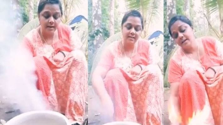 'നീ ഇങ്ങനെ പ്ലീസല്ലെ... ഞാൻ പാടിപ്പോകുമെടാ ചെറുക്കാ...'; വൈറലായി ഈ അമ്മയുടെ പാട്ട്