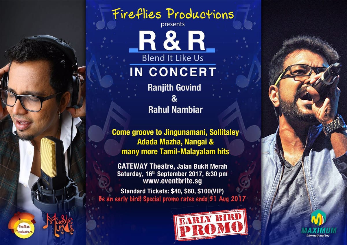 R&R in Concert on Saturday 16 September