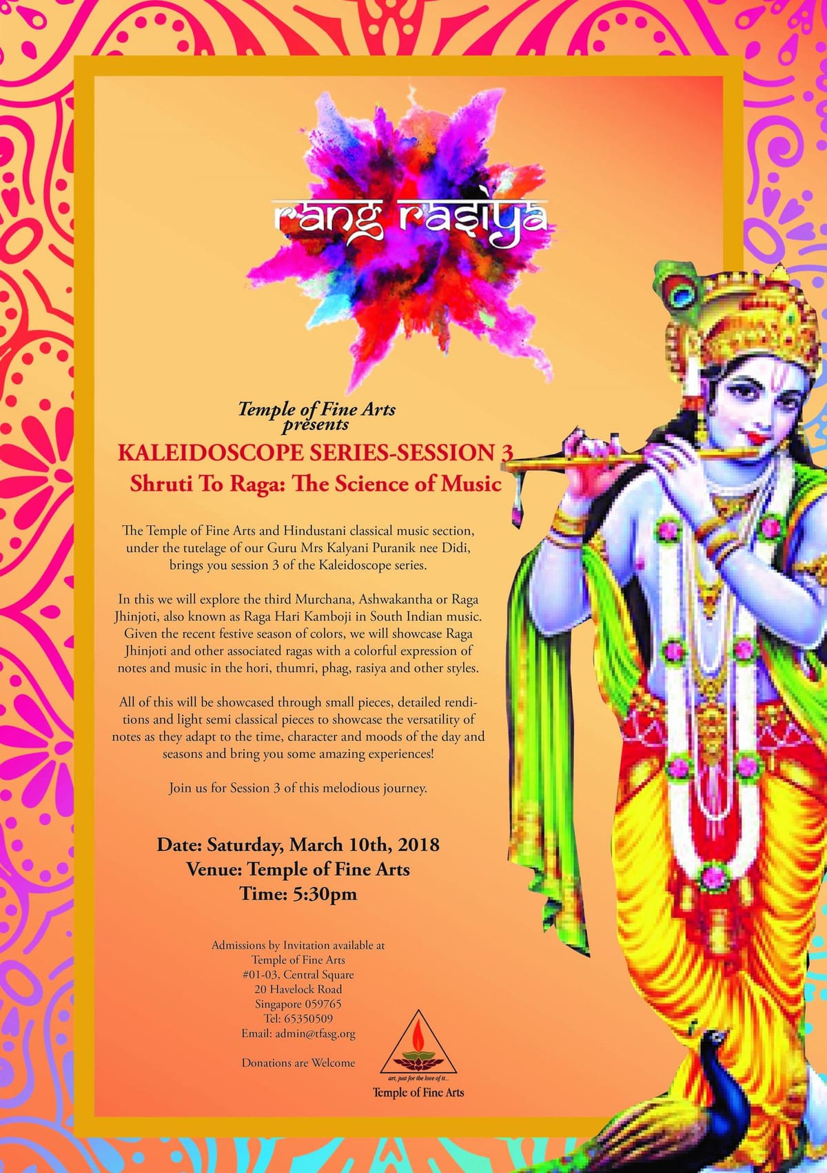 TFA’s Rang Rasiya on Sat 10th March