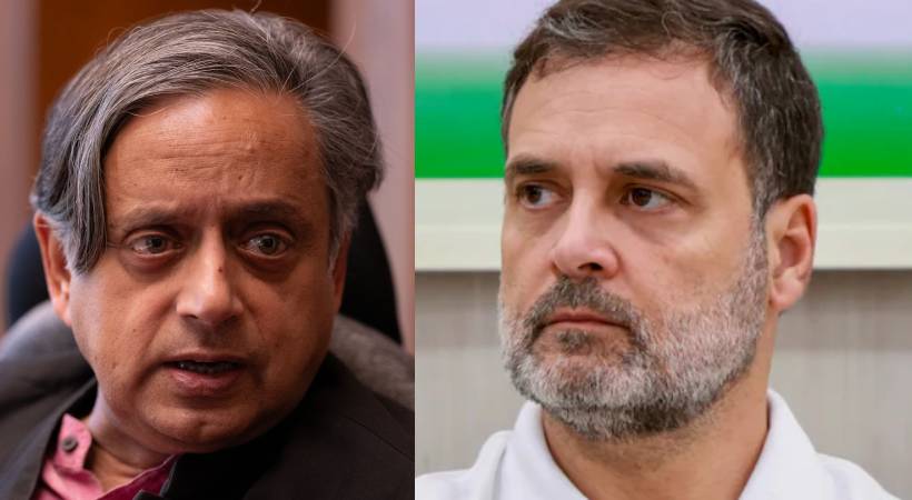 ശശി തരൂരിനെ അനുനയിപ്പിക്കാൻ കോൺ​ഗ്രസ്; ചർച്ചയ്ക്ക് വിളിച്ച് രാഹുൽ ​ഗാന്ധി