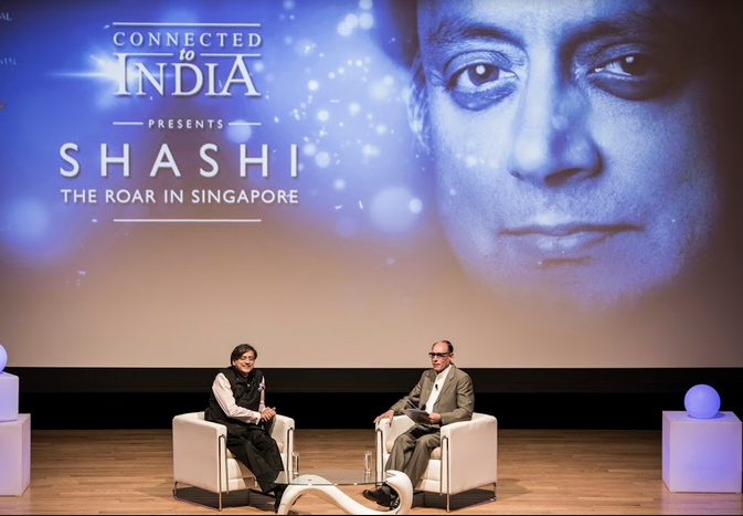 Sauve and Charismatic Shashi Tharoor captivates Singapore audience and book lovers