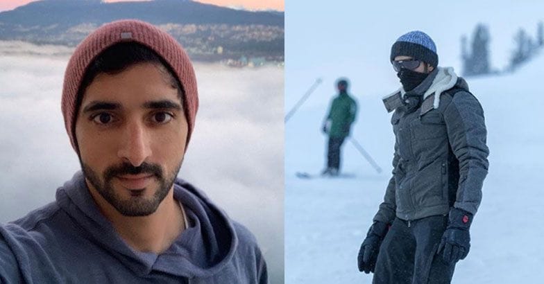 അവധി ആഘോഷിച്ചു  ഷെയ്ഖ് ഹംദാൻ കാനഡയില്‍