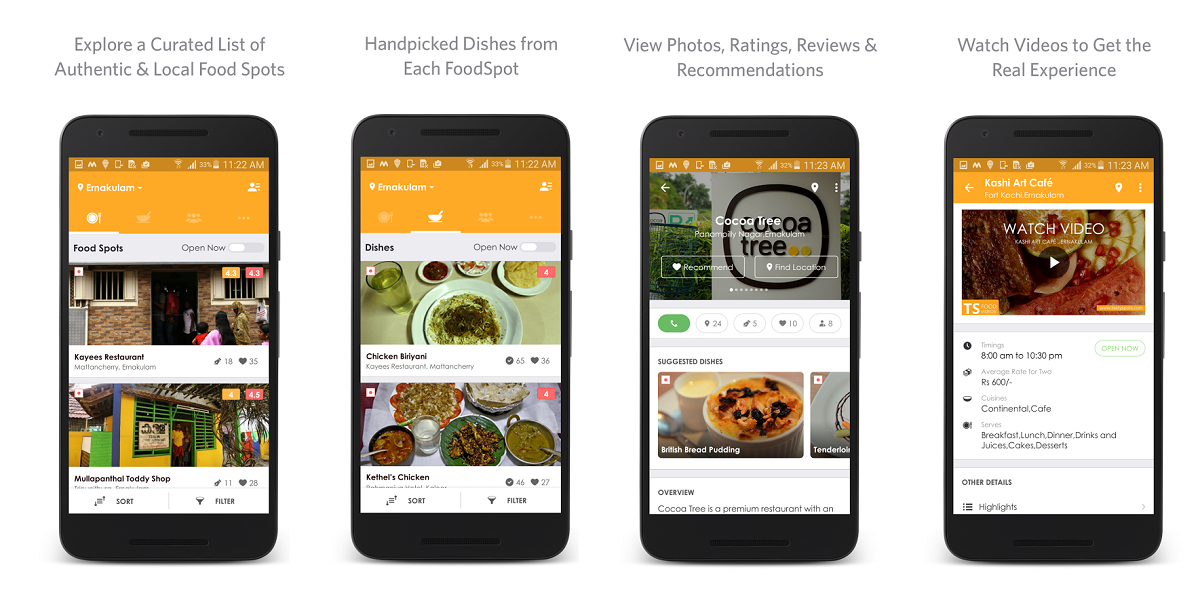 പുതുരുചികള്‍ തേടാന്‍ ടേസ്റ്റി സ്പോട്ട്സ്