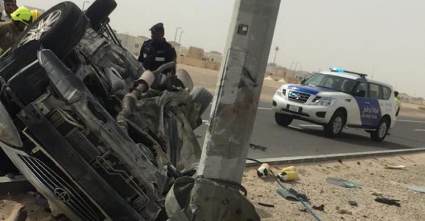 യുഎഇയിൽ കാർ അപകടം: ആയയും  മൂന്നു കുട്ടികളും മരിച്ചു