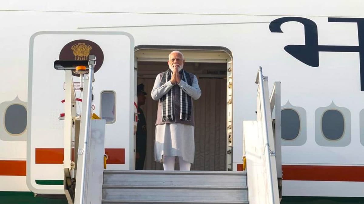 PM Modi leaves for Israel for 2-day visit