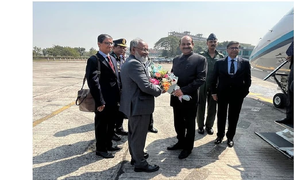 Om Birla reaches Dhaka for swearing-in of new BNP govt in Bangladesh
