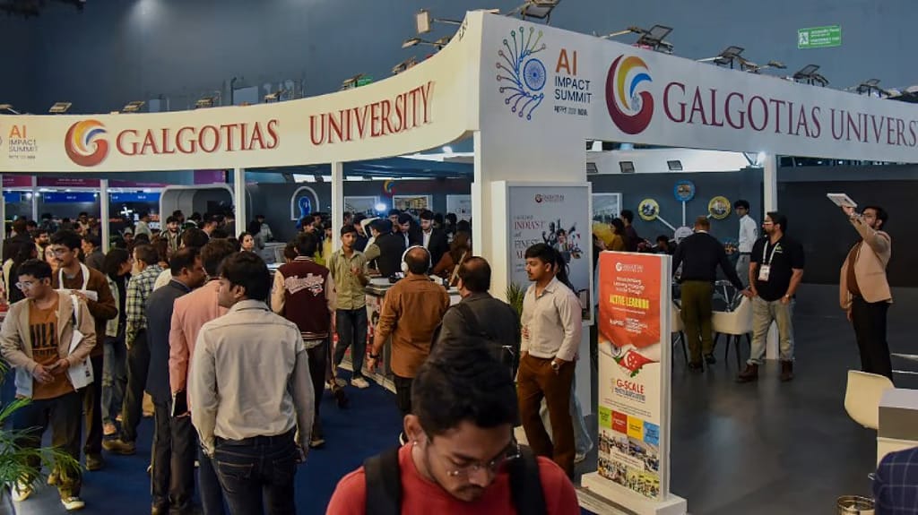 Galgotias University leaves AI Summit with robot dog's tail between its legs