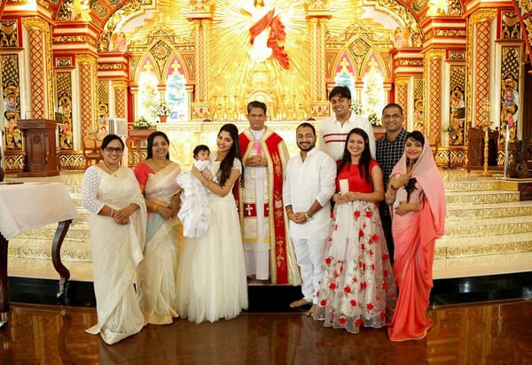 നടി മുക്തയുടെ മകളുടെ മാമോദീസ ചിത്രങ്ങള്‍ കാണാം