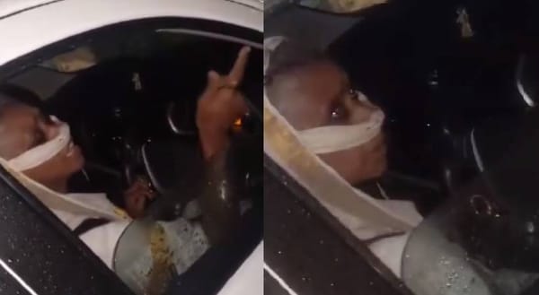 പ്രേതരൂപത്തിൽ കാറോടിച്ചെത്തി ആളുകളെ ഭീതിയിലാക്കുന്ന സ്ത്രീ പിടിയിൽ