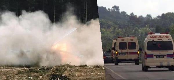 മലേഷ്യയില്‍ മിലിറ്ററി ഹെലികോപ്റ്റര്‍ സ്ക്കൂളിനുമുകളില്‍ തകര്‍ന്നു വീണു: 22പേര്‍ക്ക് പരിക്ക്