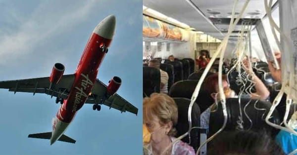 കാബിൻ പ്രഷർ നഷ്ടപ്പെട്ടതിനെ തുടർന്ന് 32,000 അടി മുകളിൽ നിന്നും എയർ ഏഷ്യ  വിമാനം താഴേക്കു പതിച്ചു; യാത്രക്കാര്‍ രക്ഷപെട്ടത് അത്ഭുതകരമായി