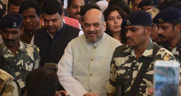 കണ്ണൂര്‍ വിമാനത്താവളത്തില്‍ വന്നിറങ്ങി അമിത് ഷാ; പ്രതികരണം വൈറലാകുന്നു