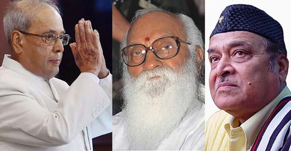 പ്രണബ് മുഖര്‍ജി,നാനജി ദേശ്മുഖ്, ഭൂപന്‍ ഹസാരിക എന്നിവര്‍ക്ക് ഭാരതരത്ന