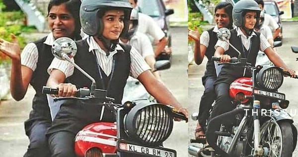 ഒരു പെണ്ണ് ബുള്ളറ്റ് ഓടിച്ചാല്‍ ....