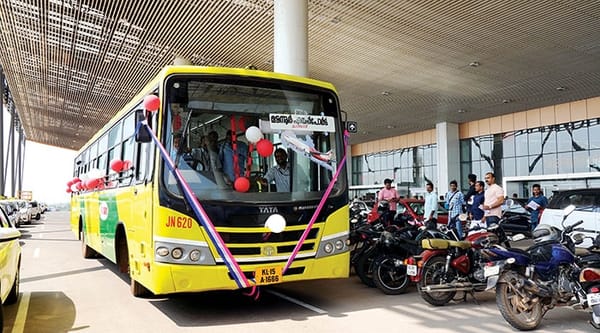 കണ്ണൂര്‍ അന്താരാഷ്ട്ര വിമാനത്താവളത്തിലേക്ക്  കെ.എസ്.ആർ.ടി.സി സര്‍വ്വീസിന്  ഒരുങ്ങുന്നു