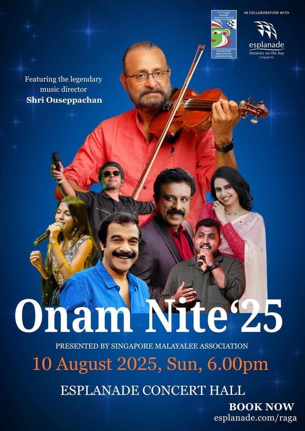Onam Nite 2025 to Feature Maestro Ouseppachan in a Grand Musical Celebration