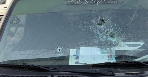 സൗദിയിൽ വാഹനത്തിനു നേരെ വെടിവയ്പ്; തലനാരിഴയ്ക്ക്  രക്ഷപ്പെട്ട്  പത്തനംതിട്ട സ്വദേശി