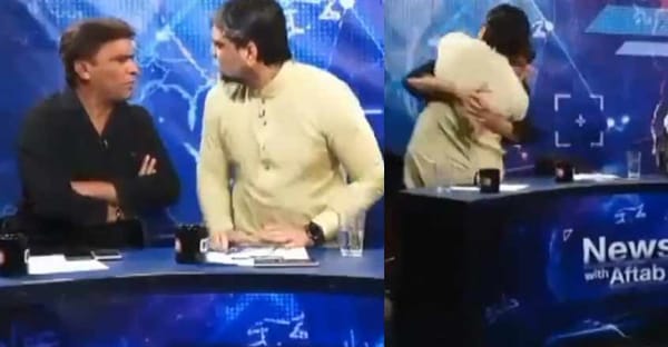 പാക്ക് ചാനല്‍മുറിയില്‍ വാർത്ത ചർച്ചയ്ക്കിടെ പൊരിഞ്ഞ തല്ല്; വൈറലായി വിഡിയോ