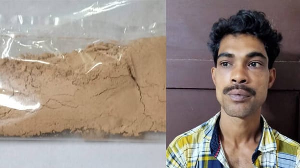 ഓറഞ്ച് ലൈൻ എന്ന അപൂർവ്വയിനം ബ്രൗൺഷുഗറുമായി കൊച്ചിയിൽ അന്യ സംസ്ഥാനക്കാരൻ പിടിയിൽ