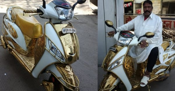 ഭാര്യയുടെ ഓര്‍മ്മയ്ക്ക് സ്വര്‍ണ്ണസ്കൂട്ടര്‍