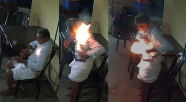 തൃശൂരിൽ പോക്കറ്റിൽ കിടന്ന ഫോൺ പൊട്ടിത്തെറിച്ചു