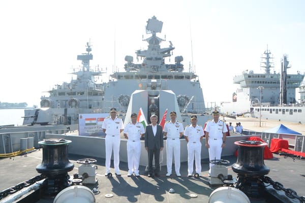 Eastern Fleet Ships on Overseas Deployment to Singapore