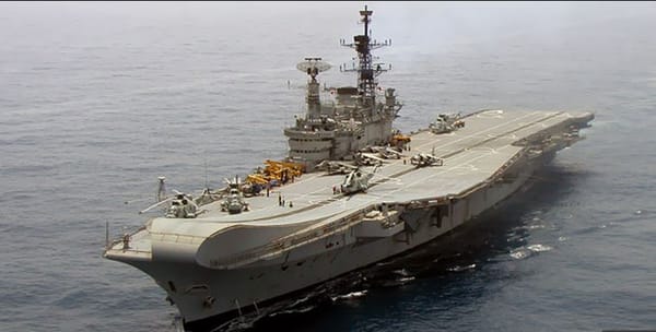 Navy frigate INS Betwa set upright in Mumbai dockyard