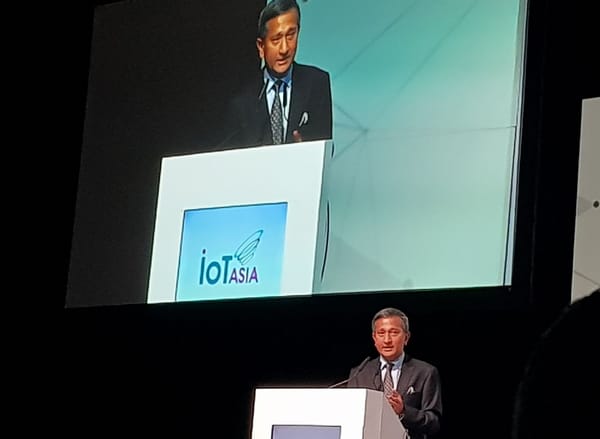 "Avoid Walled Gardens" : Dr.Vivian Balakrishnan@IOT Asia 2018