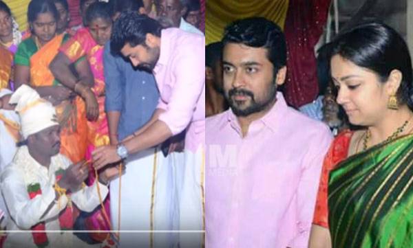 സുര്യ ഒരു സൂപ്പര്‍ ഹീറോ തന്നെ; വീട്ടുജോലിക്കാരന്റെ കല്ല്യാണത്തിന് താരജാഡകളില്ലാതെ സൂര്യയും കുടുംബവും; വീഡിയോ വൈറല്‍