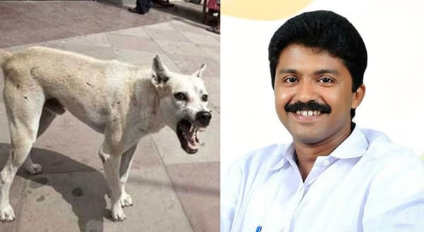 തെരുവ്നായ്ക്കളെ കൊല്ലരുതെന്ന് വാദിച്ച എൽദോസ്​ കുന്നപ്പള്ളി എം.എൽ.എയെ ഡല്‍ഹിയില്‍ മേനക ഗാന്ധിയുടെ വീടിനു സമീപത്തു വെച്ചു നായ കടിച്ചു