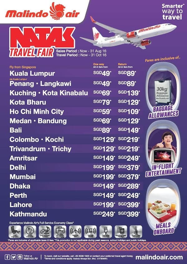 Malindo Air Great Deals "NATAS Travel Fair 2016"