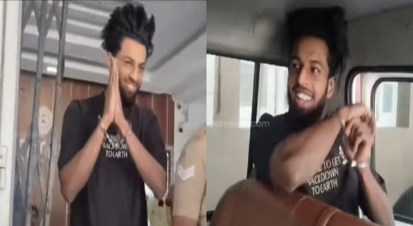 ജയിലിന് മുന്നിലും റീലുമായി യൂട്യൂബര്‍ മണവാളന്‍; ശക്തമായി തിരിച്ചുവരുമെന്ന് പറയാന്‍ ആവശ്യപ്പെട്ട് കൂട്ടുകാര്‍